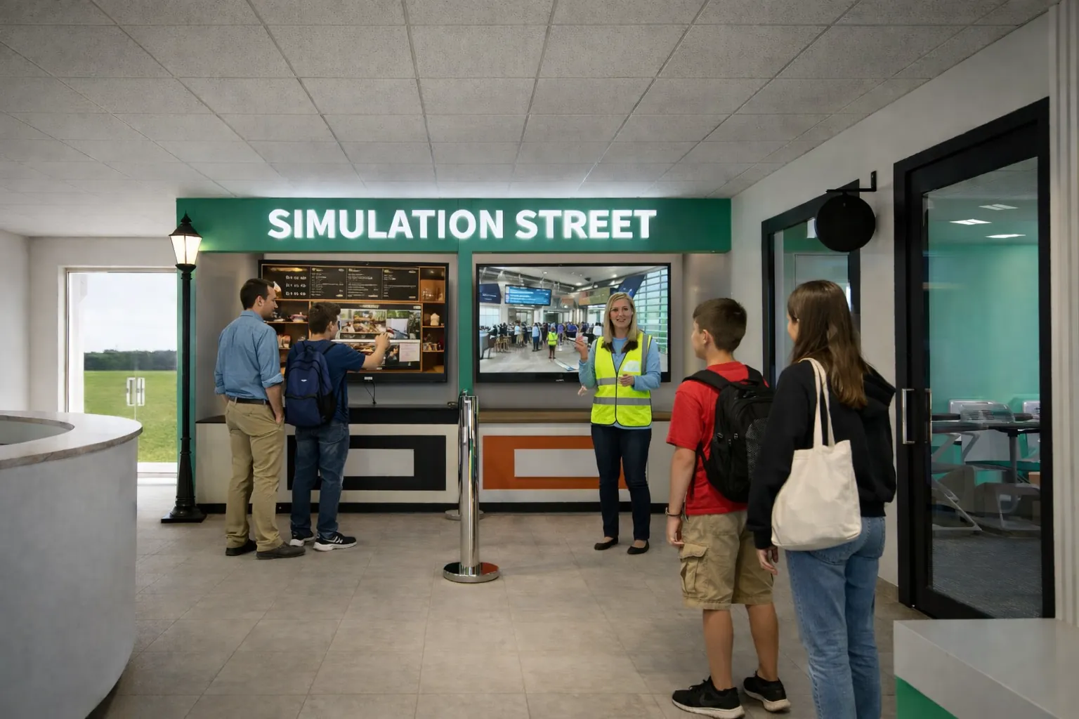 Simulation Street at Excel Language Center